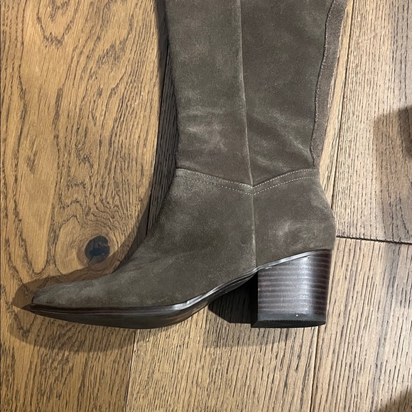 Taupe Aldo Jeffres Tall Boots Size 8.5 - Picture 4 of 8